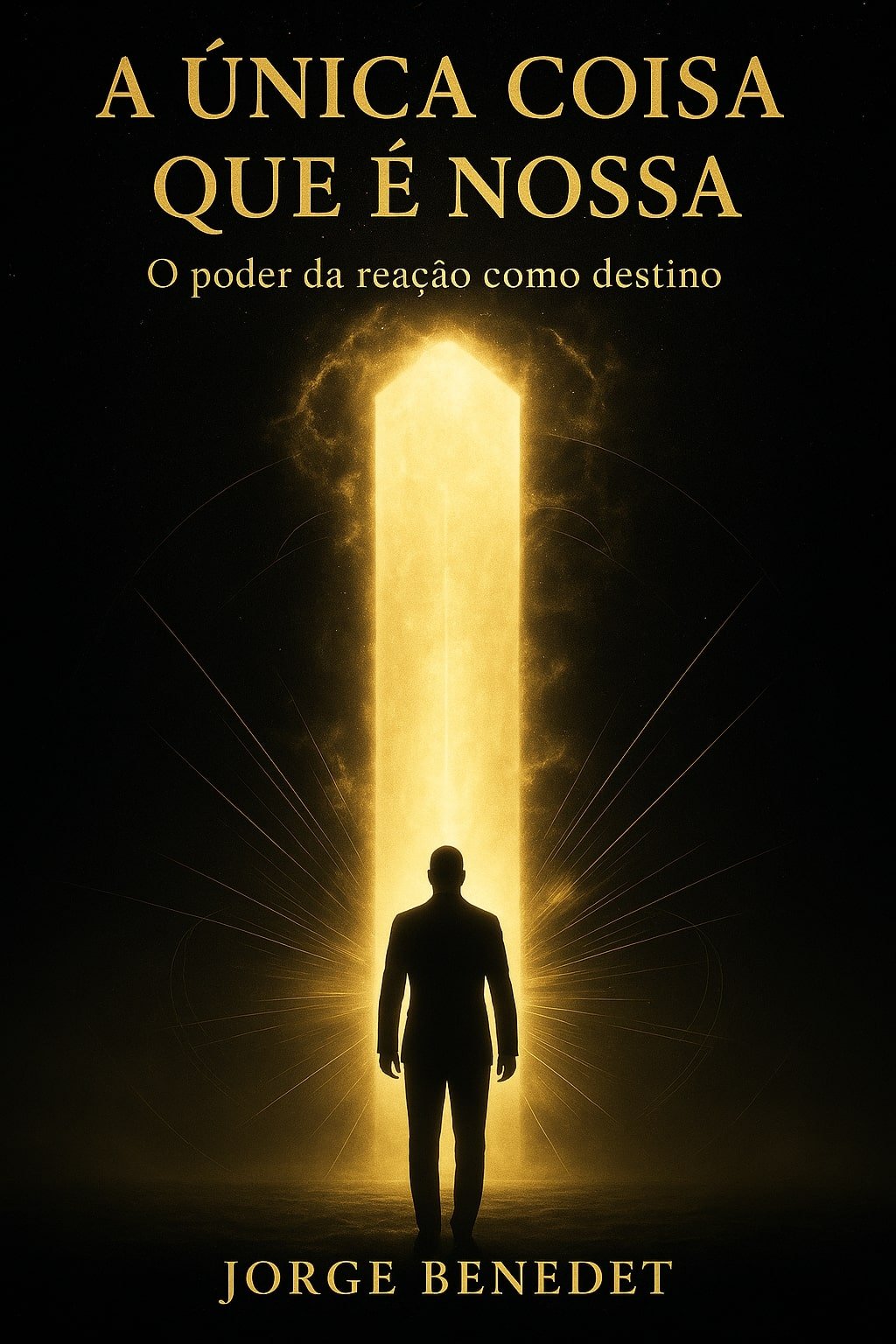 Capa de A Única Coisa Que É Nossa: Um livro sobre aquilo que ninguém pode tomar, de Jorge Benedet