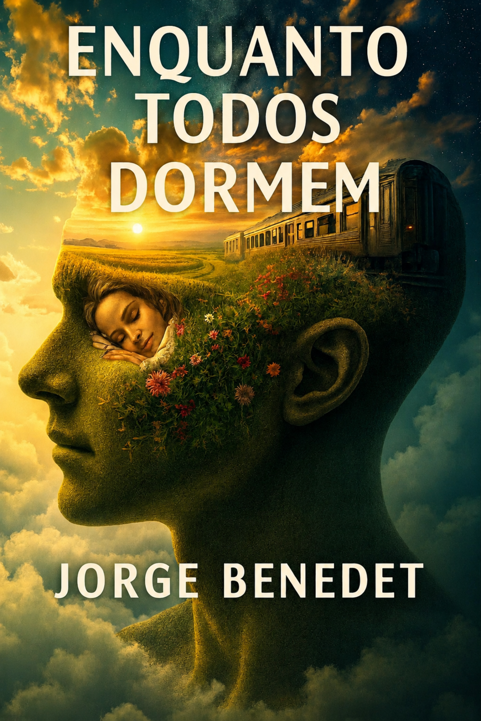 Capa de Enquanto Todos Dormem, de Jorge Benedet