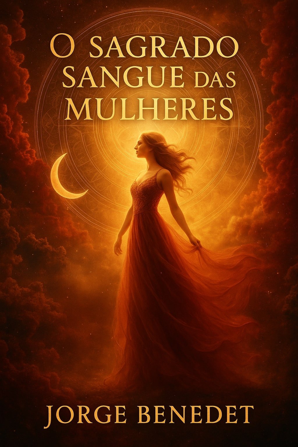 Capa de O Sagrado Sangue das Mulheres, de Jorge Benedet