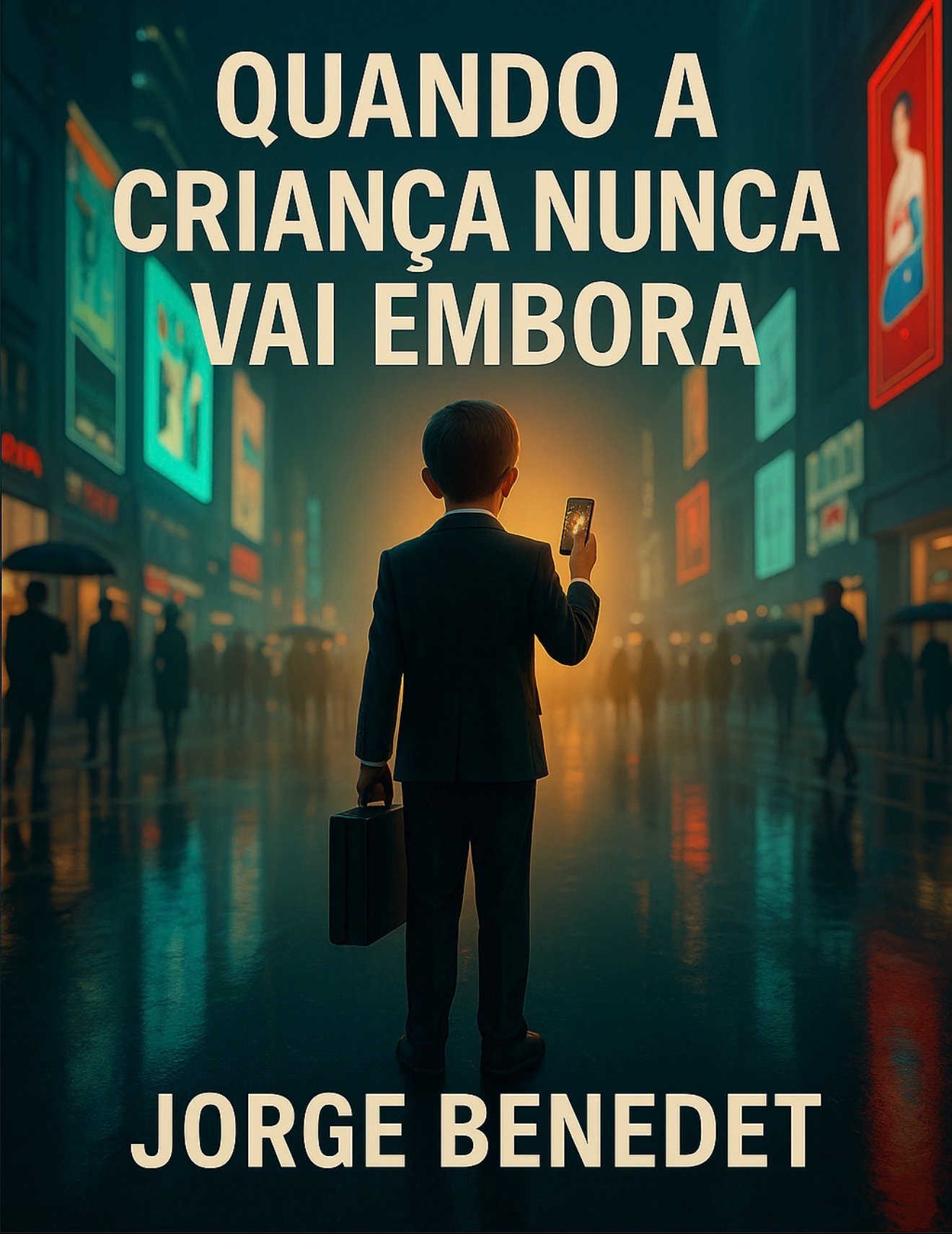 Capa de Quando a Criança Nunca Vai Embora, de Jorge Benedet