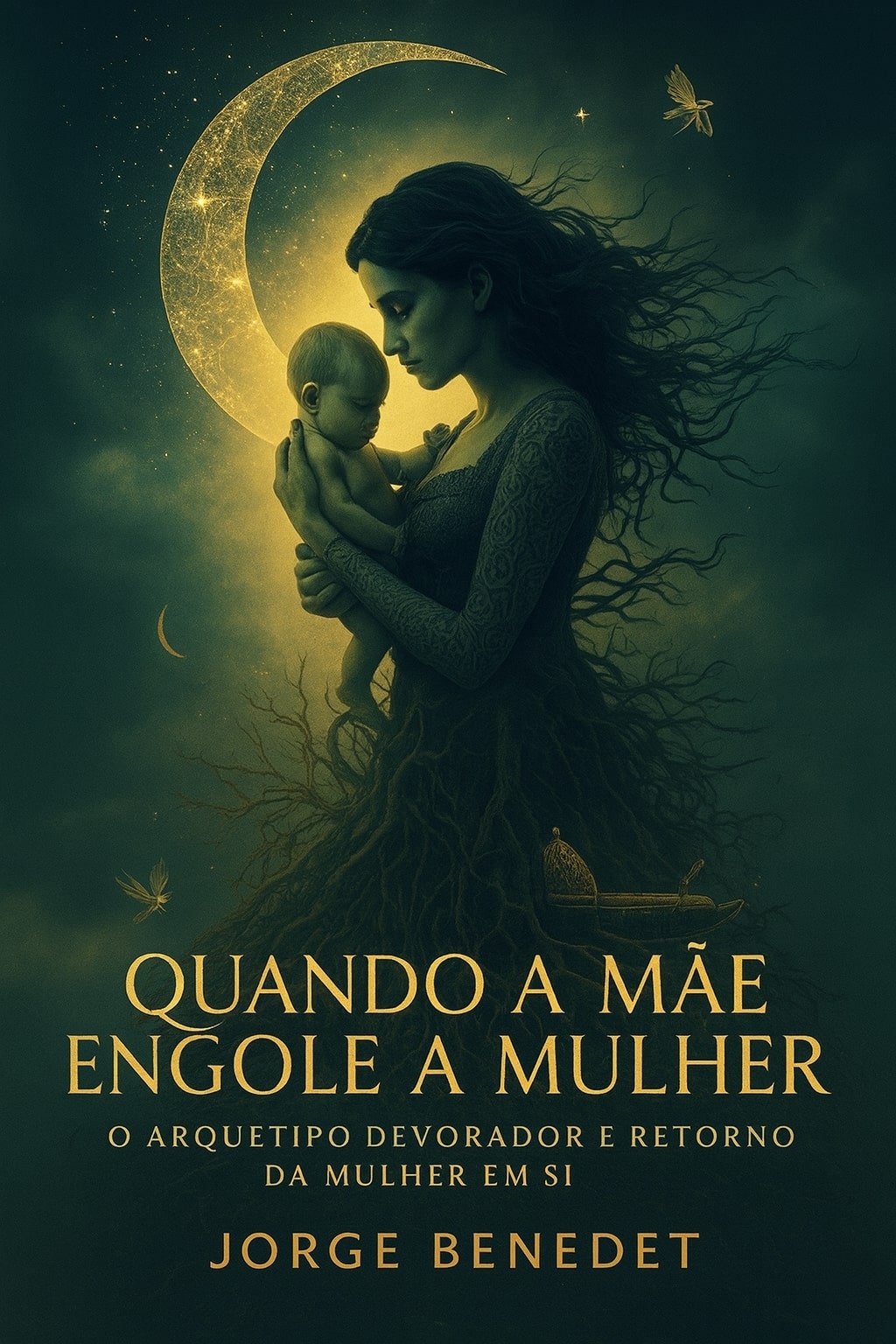 Capa de Quando a Mãe Engole a Mulher: O ARQUETIPO DEVORADOR E RETORNO DA MULHER EM SI, de Jorge Benedet